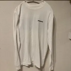 patagonia ロングスリーブ Tシャツ ホワイト　ロンT