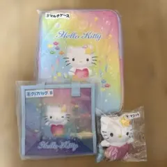 ハローキティ 一番くじ マルチケース クリアバッグ 2点セット - メルカリ