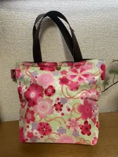 桜柄トートバッグ