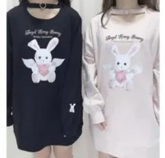 Honey Cinnamon バニー スウェット ピンク　FREE