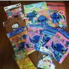 ディズニー スティッチ ツムツム スヌーピー 巾着袋セット