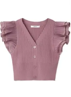 【SNIDEL】フリルニットトップス