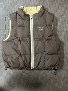 fillot de bébé リバーシブルダウンベスト　　フェザー50