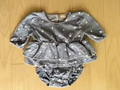 petit main ハート柄ロンパース　70