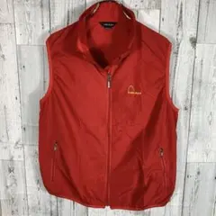HEAD レッド ナイロンベストメンズMサイズ