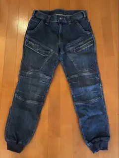 寅壱　ストレッチデニムカーゴパンツのサムネイル