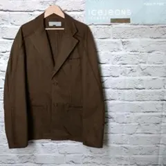 美品■ICE jeans/ICEBERG テーラードジャケット ブラウン XXL