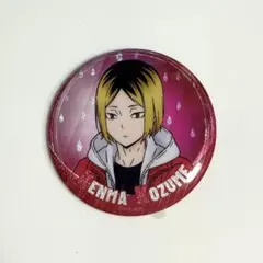 【海外限定】ハイキュー!!　ホログラム缶バッジ　レインver 孤爪研磨　75mm