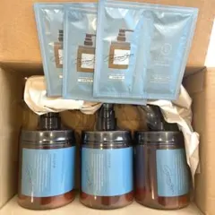 hugkumi+cocone クレイクリームシャンプー リペア　ボトル3本　青