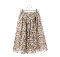 earth music&ecology フラワープリントスカート