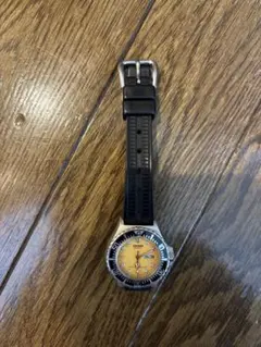 CITIZEN ☆ クリストロン ダイバー 4-753321 QZ 動作品 黄色 - メルカリ