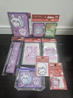 ちいかわ　モモンガ 古本屋　カニちゃん　8点　セリア　キャンドゥ　②のサムネイル