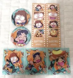 忍たま乱太郎　　乱太郎　きり丸　しんべヱ　富松缶バッジ　アクリル　特典　フィルム