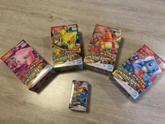 新品未開封 ポケモン プラコロ 5点セット ミュウ ピカチュウ 御三家