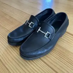 Salvatore Ferragamo ホースビット 名作 ローファー ブラック