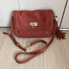 【値下げ中】タッセル付きショルダーバッグ