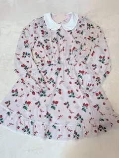 Honey Cinnamon♡いちご柄ワンピース♡タグ付新品未使用のサムネイル
