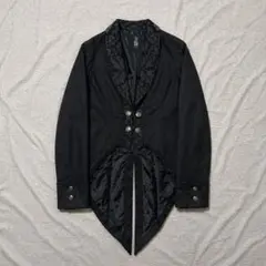 B.P.N 長袖Yシャツ　BLACK PEACE NOW　燕尾　ピースナウ Black Peace Now Gothic Batwing Shirt Early 00s | Archive – DRIEW
