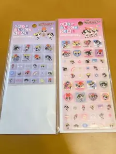パワーパフガールズ DROP BLOCK SEAL タイルシール　2種類