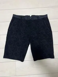 セマンティックデザイン ペイズリー柄ショートパンツ サイズL