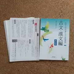 大学入学共通テスト実践演習　古文・漢文編　改訂版　数研出版　答え付き
