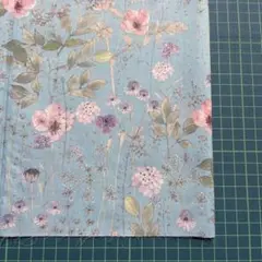 T23 Irma イルマ ブルー×ピンク 108×48cm リバティ タナローン