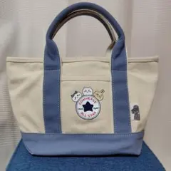 新品未使用品★ちいかわ★CONVERSE トートバッグ アイボリー/くすみブルー