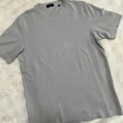 （新品）Theory メンズ クルーネック Tシャツ グレー Mサイズのサムネイル