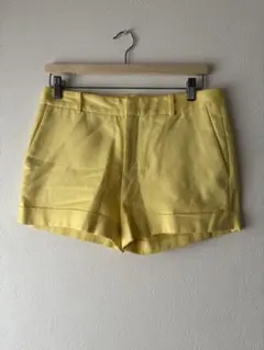 【新品未使用】ZARA ショートパンツ 黄色 レディース Mサイズ カジュアル