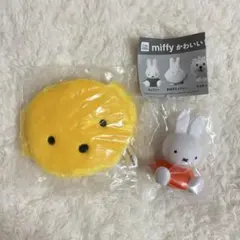 miffy フェイスポーチ くまちゃん　ライト　ミッフィー