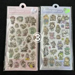 LABUBU ラブブ ボンボンドロップ シール 1枚 シール帳 シール交換 ③