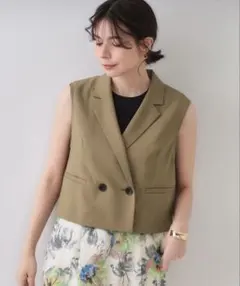 ショートテーラードジレ　オペーク　opaque.clip