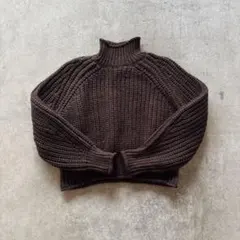 【h&m】 美品 短丈 ニットセーター