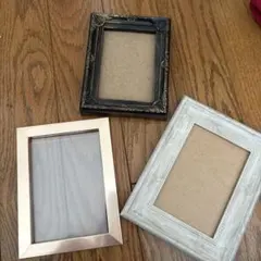 装飾的なフォトフレーム3つセット
