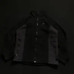 カナダ製 SIERRA DESIGNSフリースジャケット ブラック ジップアップ