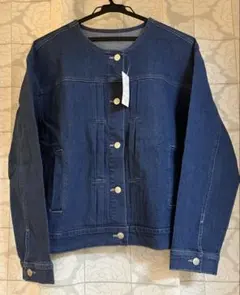 新品　タグ付き　大きいサイズ　3L ノーカラージージャン　デニム