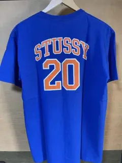 絶品！ヤンキーズ風OLD STUSSY Tシャツ 青 20