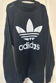 adidas originals レース　スウェット　トレーナー