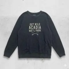 G.H.BASS&CO ジーエイチバス　プリント長袖プルオーバー　XLサイズ