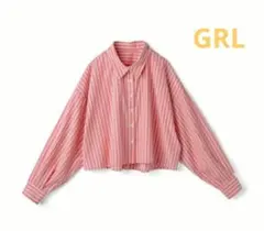 GRL ストライプ　シャツ　kz51