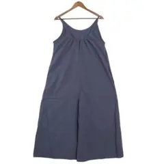 STITCHDROP キャミソールワンピース　サロペット　紺　大きめ　XL