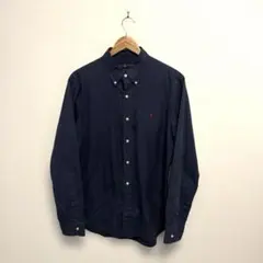 Ralph Lauren ネイビー ボタンダウンシャツ　L コットン