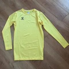 hummel 長袖 インナーシャツ イエロー　Lサイズ