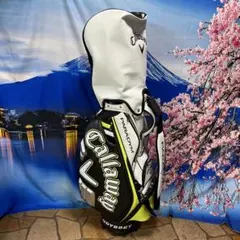 T812 USTマミヤ ATTAS ゴルフ キャディバッグ シルバー イエロー