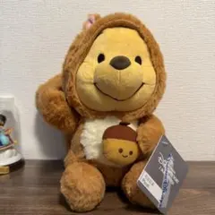 上海ディズニー プーさん リス コスチューム ぬいぐるみ 新品タグ付きのサムネイル