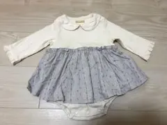 クーラクール 80サイズ 長袖 ロンパース うさ耳