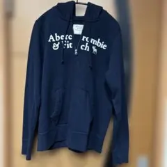 バ*ン様 Abercrombie & Fitch ネイビー パーカー Lサイズ