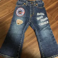 90サイズ☆ミキハウス ダブルB デニムパンツ