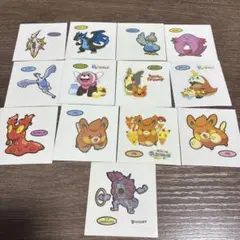 ポケモンパンシール パモ ホゲータ メガリザードンX など 13枚セット