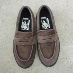 バンズ スエード ローファー ブラウン